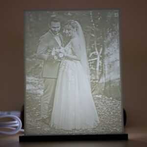 Lithophanegestell mit LED-Spot